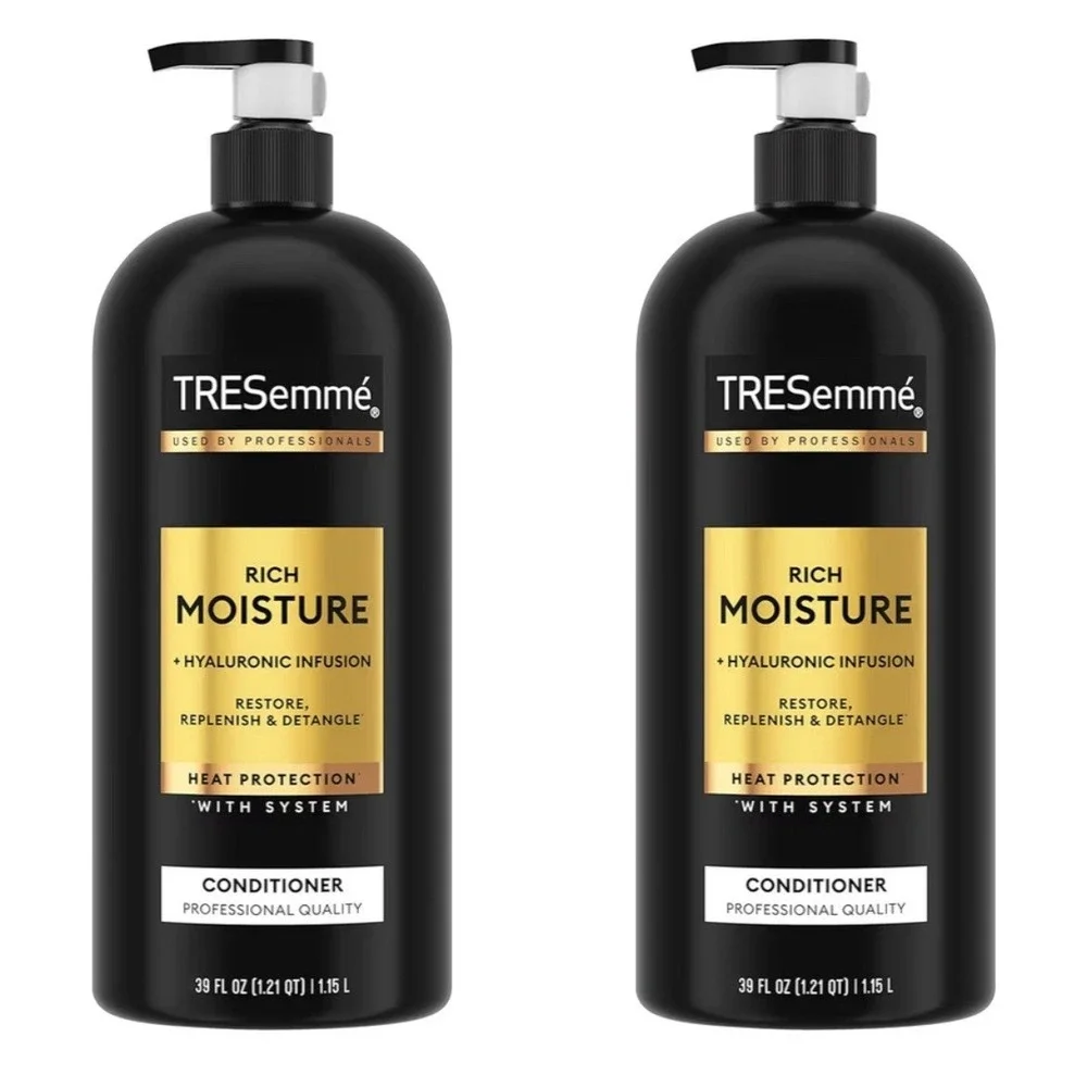 TRESemme Conditioner Moisture Rich Heat Protection 39 fl oz (1.15 l) PACK OF 2